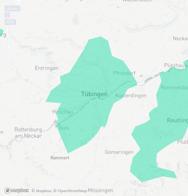 Umweltzone Tübingen (map & navigation) DRIVE2.CITY